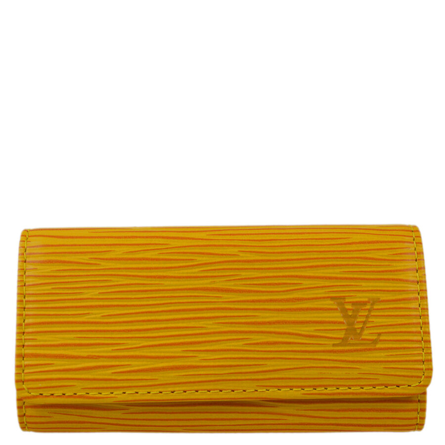 Louis Vuitton Yellow Epi Multicles 4 Key Case Small Good