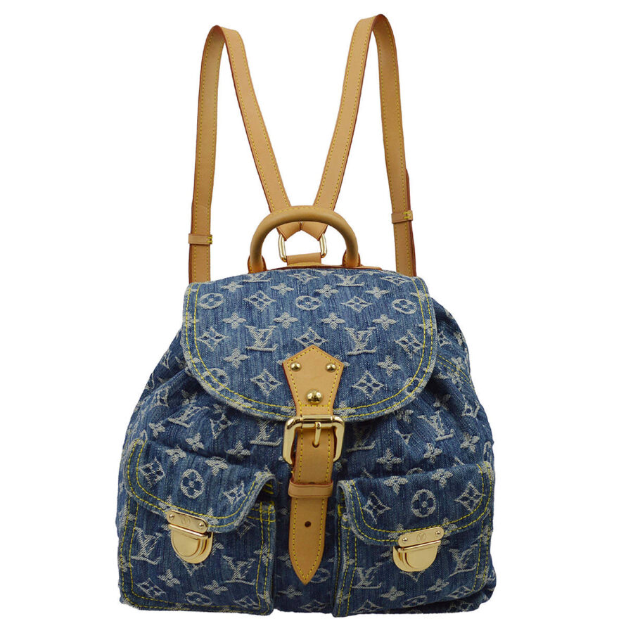 Louis Vuitton Sac a Dos GM Monogram Denim Blue