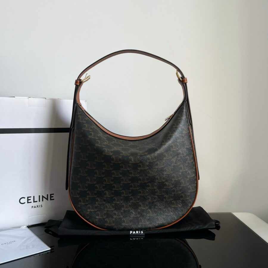 TRIOMPHE 31 BLACK PATTERN CALFSKIN | Studio Nafay