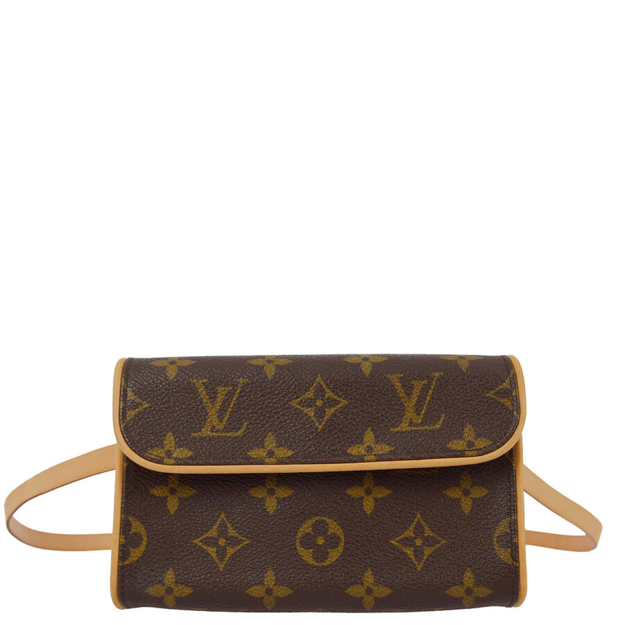 Louis Vuitton Monogram Pochette Florentine Belt Bum Bag #M