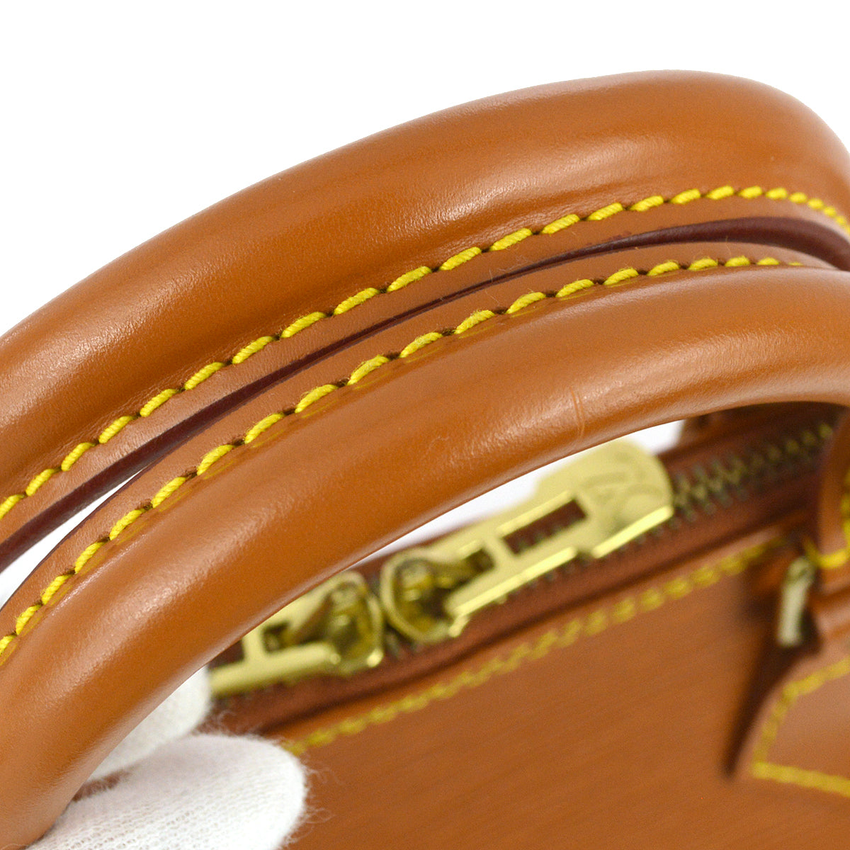 Louis Vuitton Brown Alma Handbag Epi