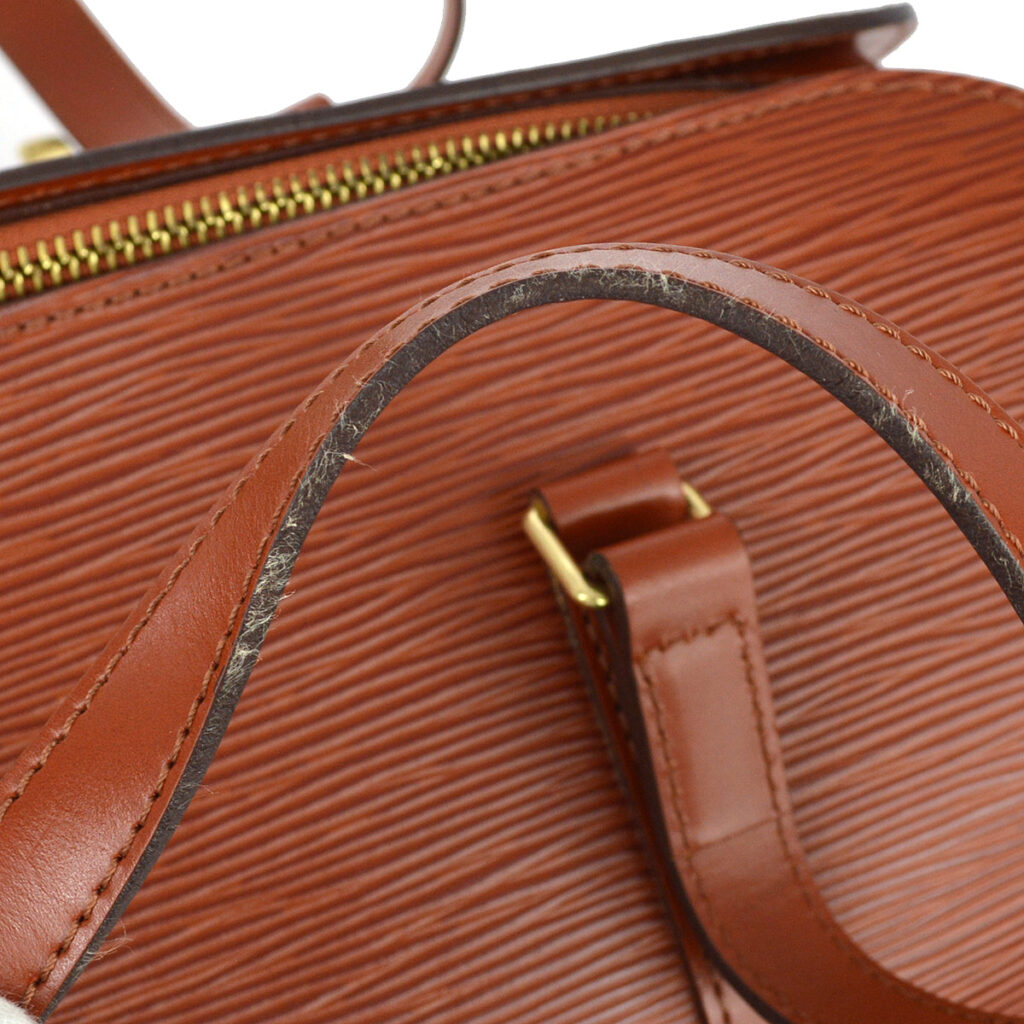 Louis Vuitton Brown Epi Soufflot Handbag