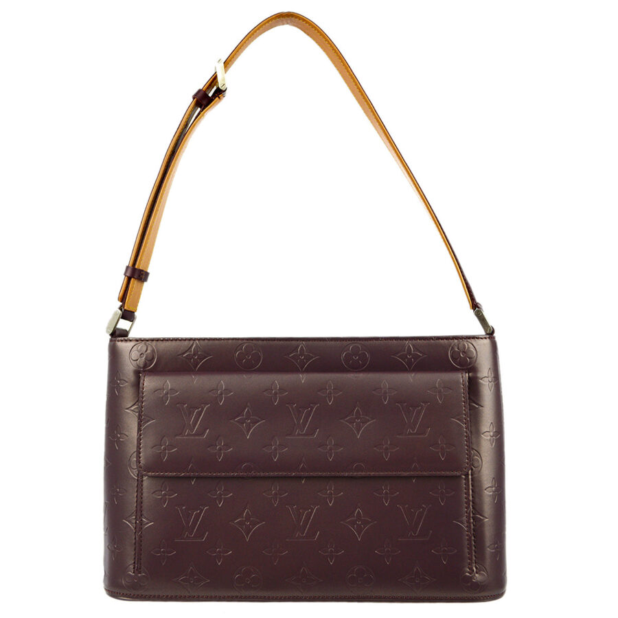 Louis Vuitton Purple Monogram Mat Alston Shoulder Bag