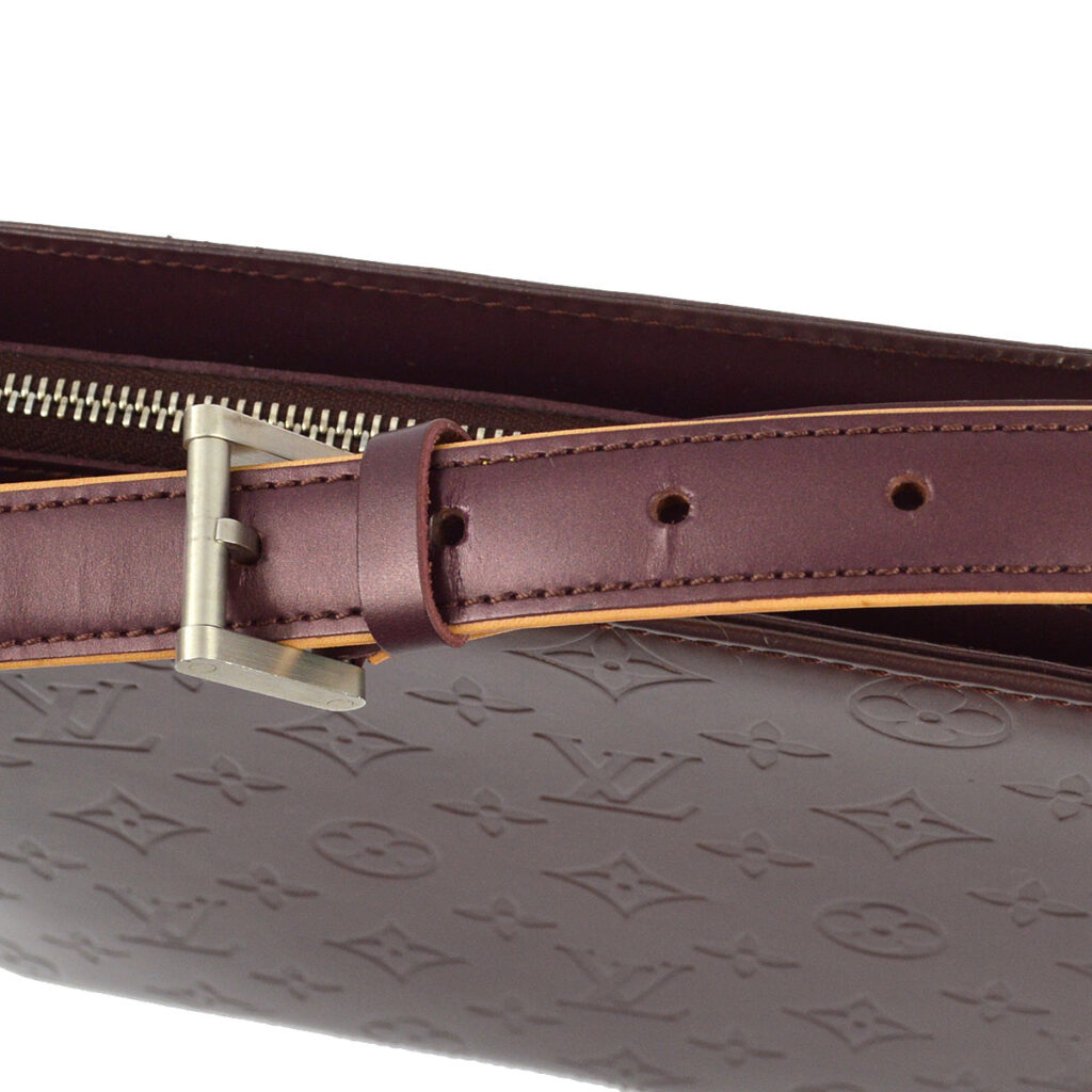 Louis Vuitton Purple Monogram Mat Alston Shoulder Bag