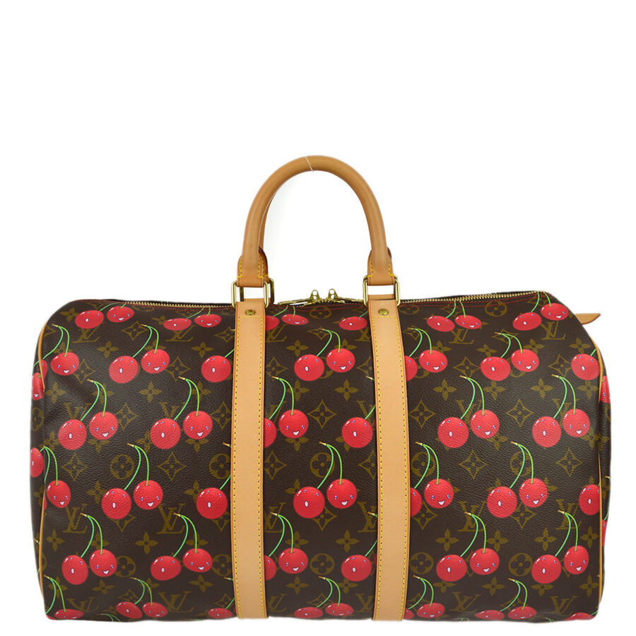 Louis Vuitton * Monogram Cherry Keepall 45