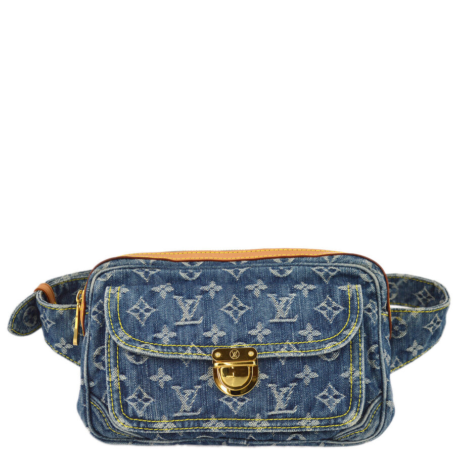 Louis Vuitton Blue Monogram Denim Bum Bag Waist Pouch