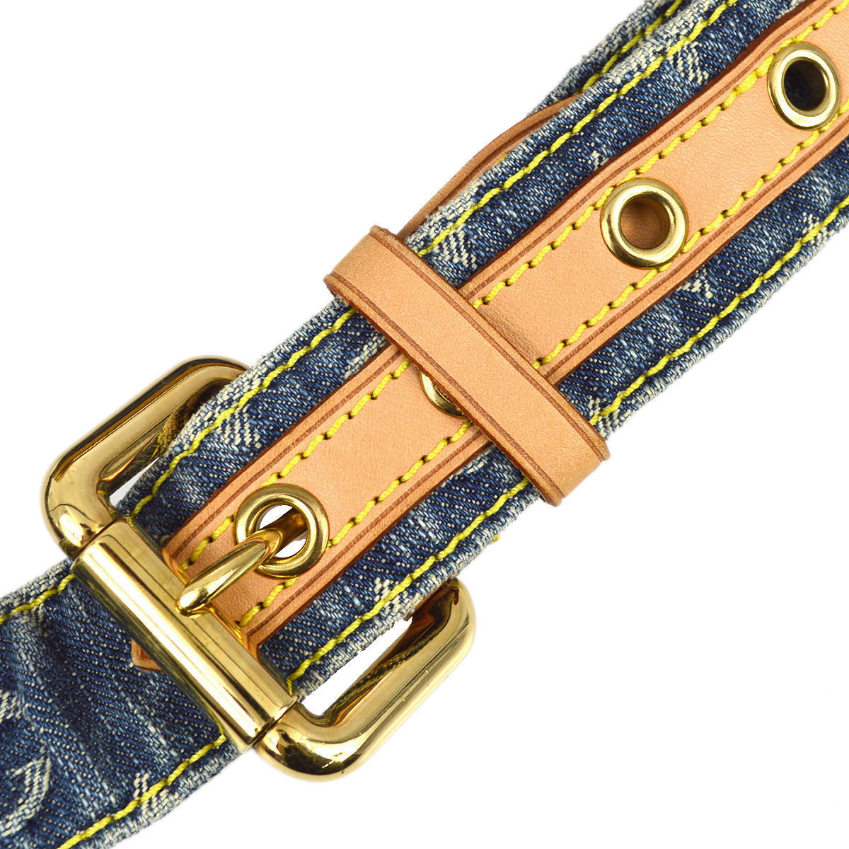 Louis Vuitton Blue Monogram Denim Bum Bag Waist Pouch