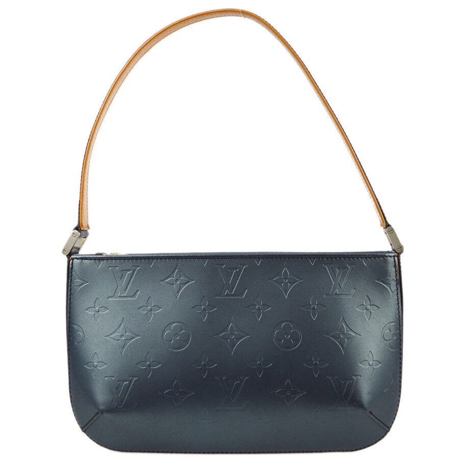 Louis Vuitton Blue Monogram Mat Fowler Handbag