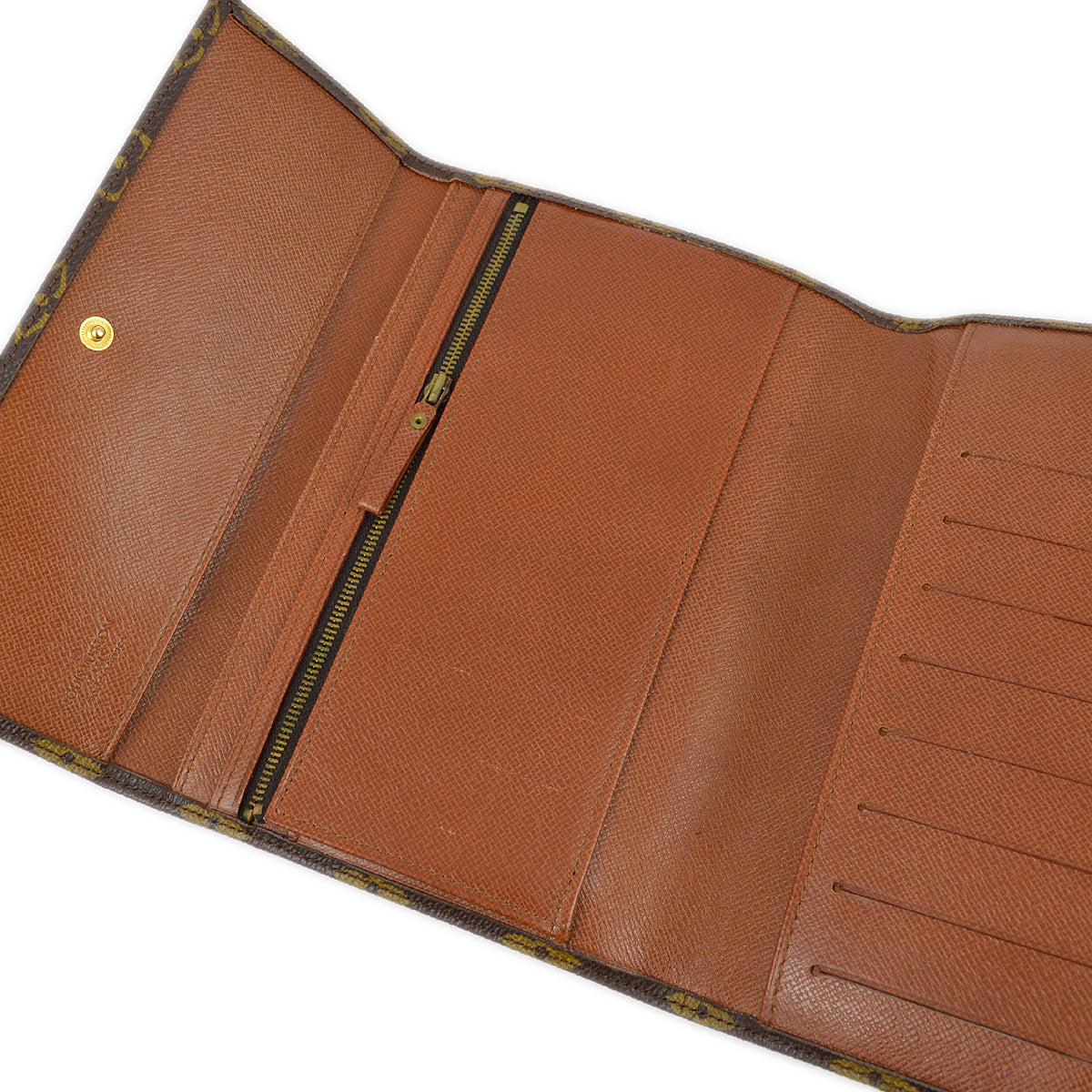 Louis Vuitton Monogram Pochette Passport Trifold Wallet Purse