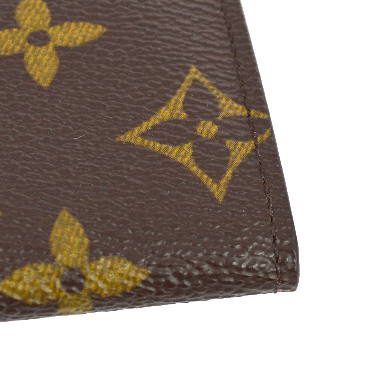 Louis Vuitton Monogram Porte Monnaie Plat Coin Case Wallet