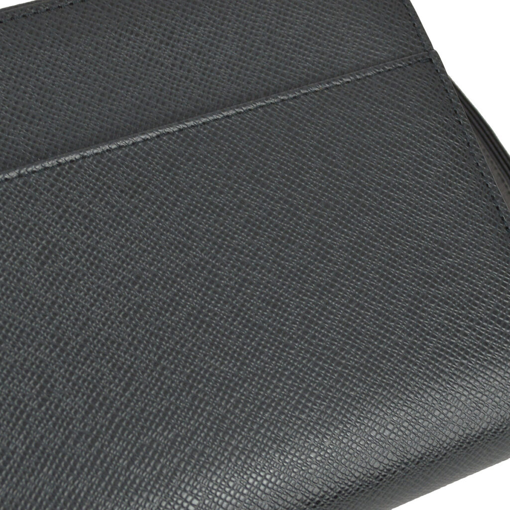 Louis Vuitton Black Taiga Baikal Clutch Handbag