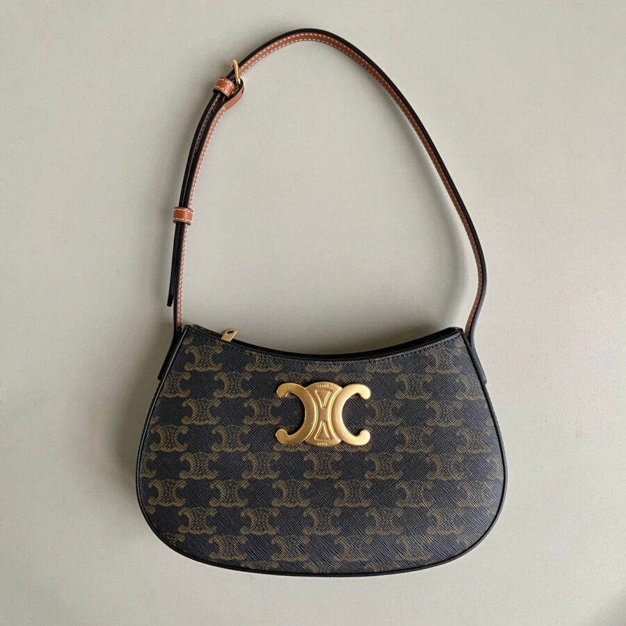 TRIOMPHE 22 BLACK PATTERN CALFSKIN | Studio Nafay