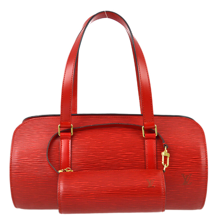 Louis Vuitton Red Epi Soufflot