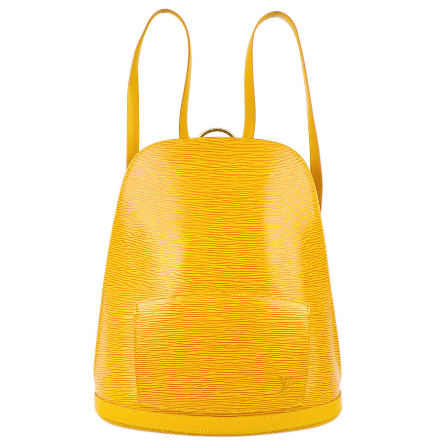 Louis Vuitton Yellow Epi Gobelins Backpack