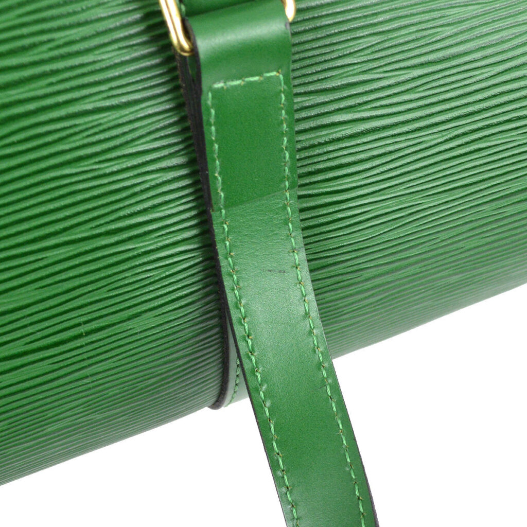 Louis Vuitton Green Epi Soufflot Handbag