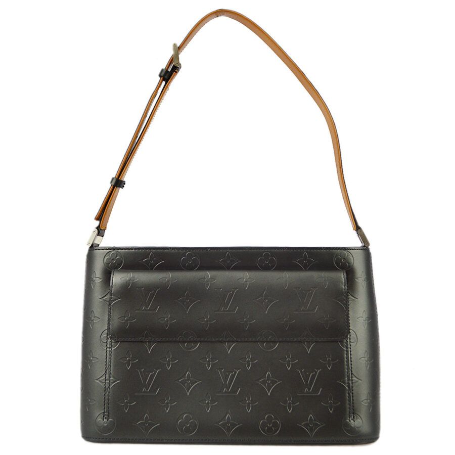 Louis Vuitton Black Monogram Mat Alston Shoulder Bag
