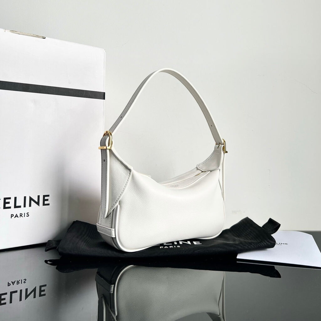 MINI SOFT 19 CALFSKIN HANDBAG WHITE - Product Image 2