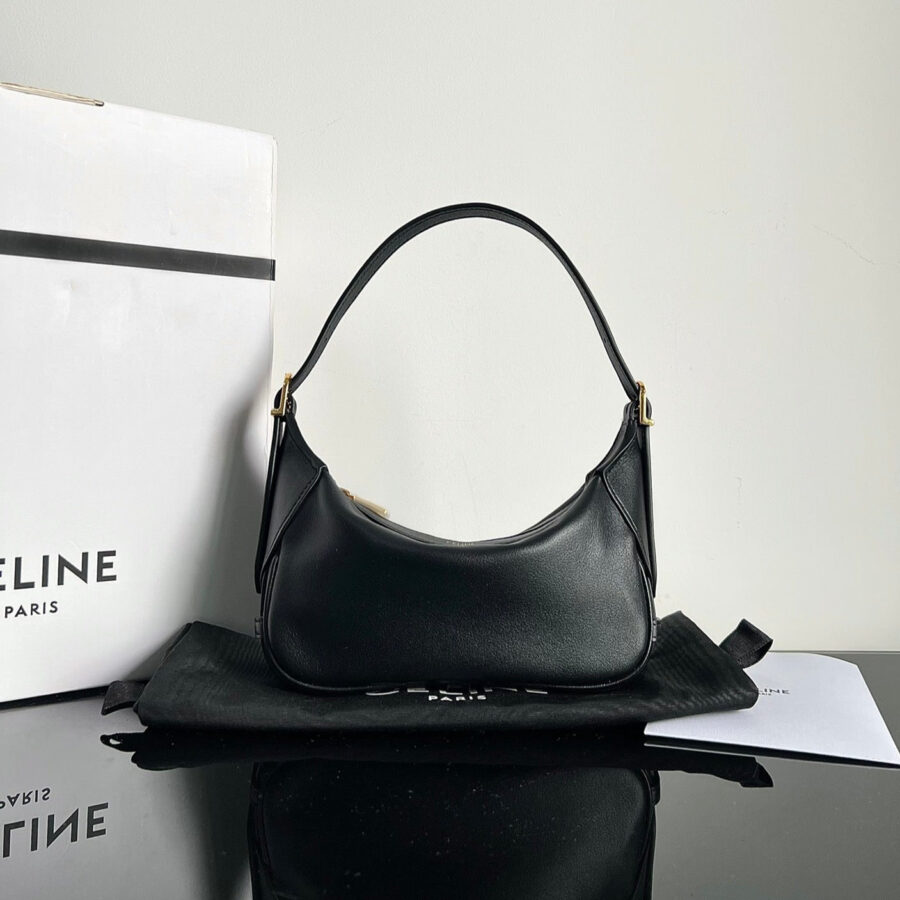 MINI SOFT 19 CALFSKIN HANDBAG BLACK | Studio Nafay