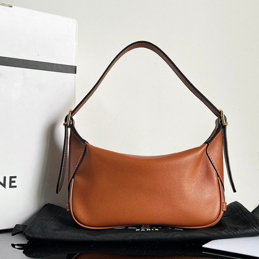 MINI SOFT 19 CALFSKIN HANDBAG TAN | Studio Nafay