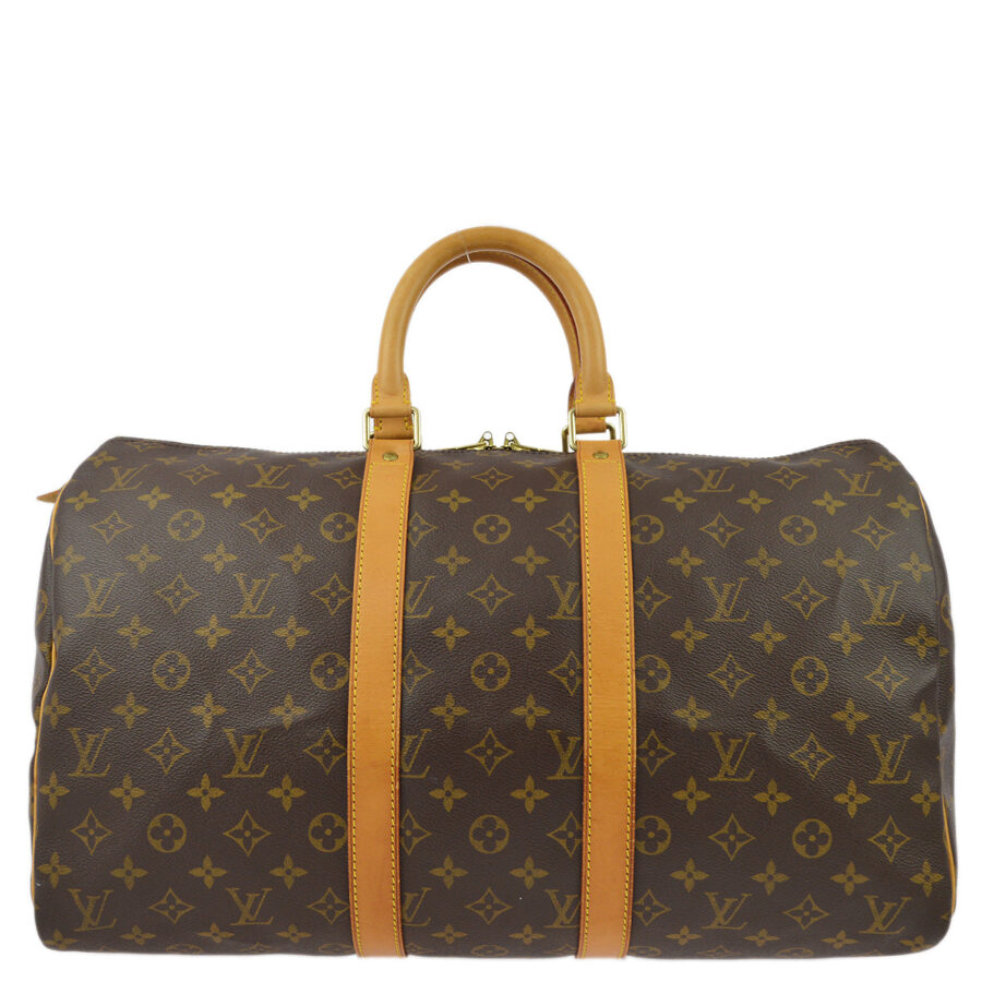 Louis Vuitton Monogram Keepall 45 Travel Duffle Handbag