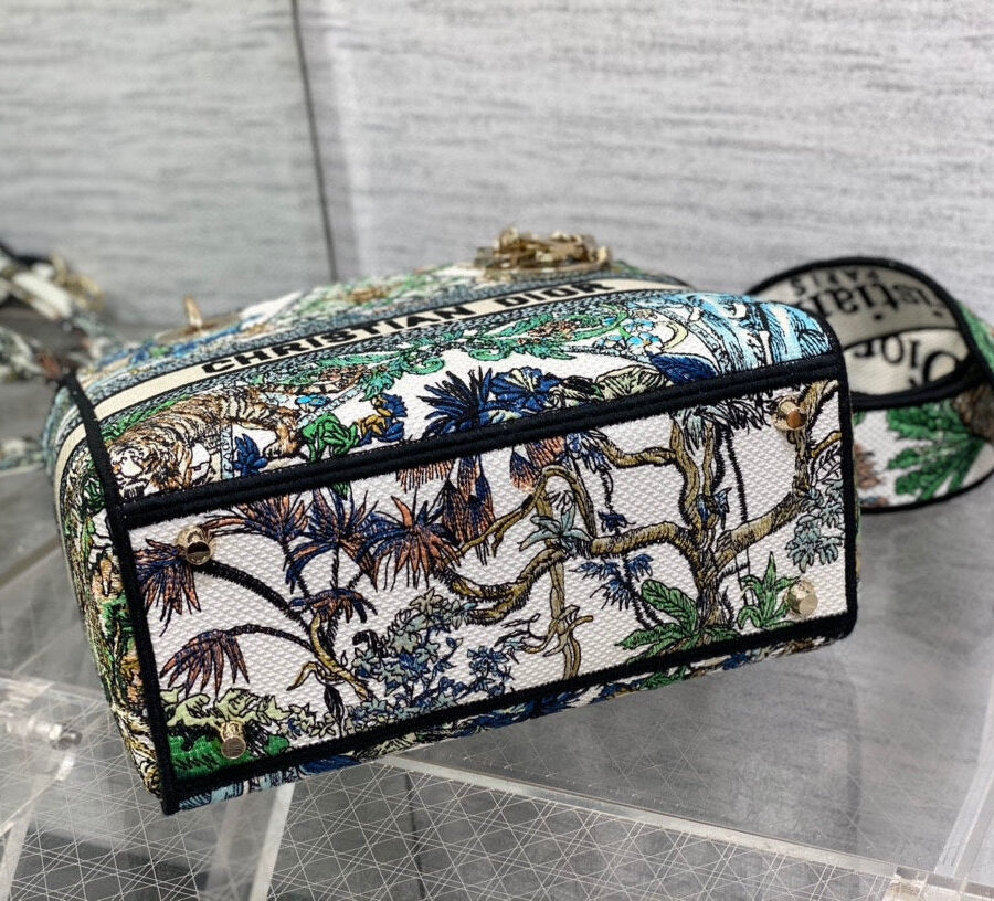 CD Travel Star Green 24 Lady Dior Bag Canvas 336666 | Studio Nafay
