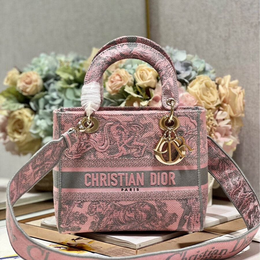 CD Old Foundation Tiger 24 Lady Dior Bag Canvas 336685 | Studio Nafay