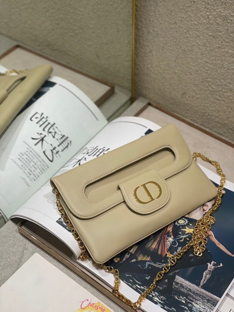 CD Diordouble Bag Beige Calfskin 336771 | Studio Nafay