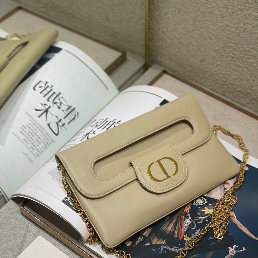 CD Diordouble Bag Beige Calfskin 336771 | Studio Nafay