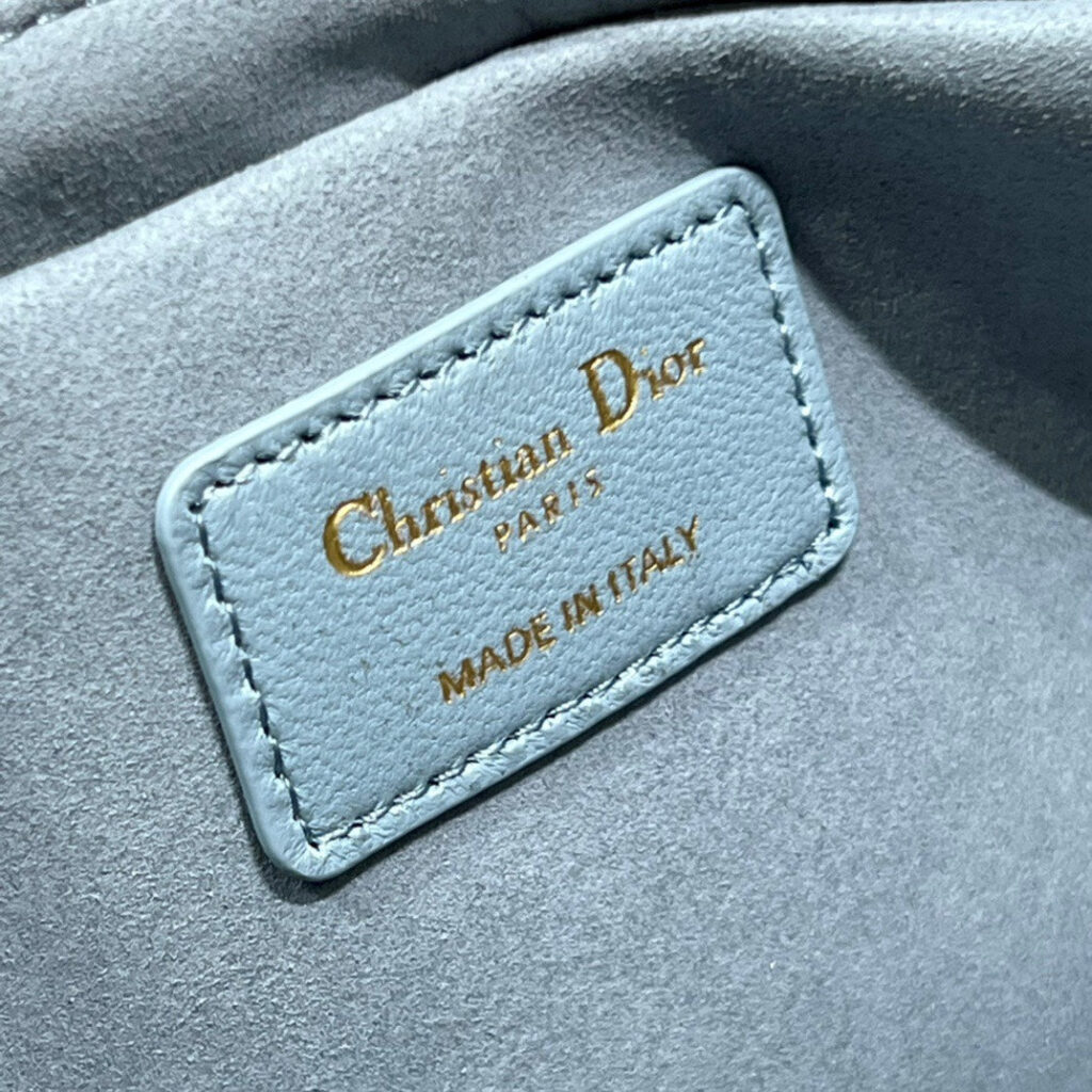 CD Dior Club Handbag Cloud Blue Lambskin 336789 | Studio Nafay