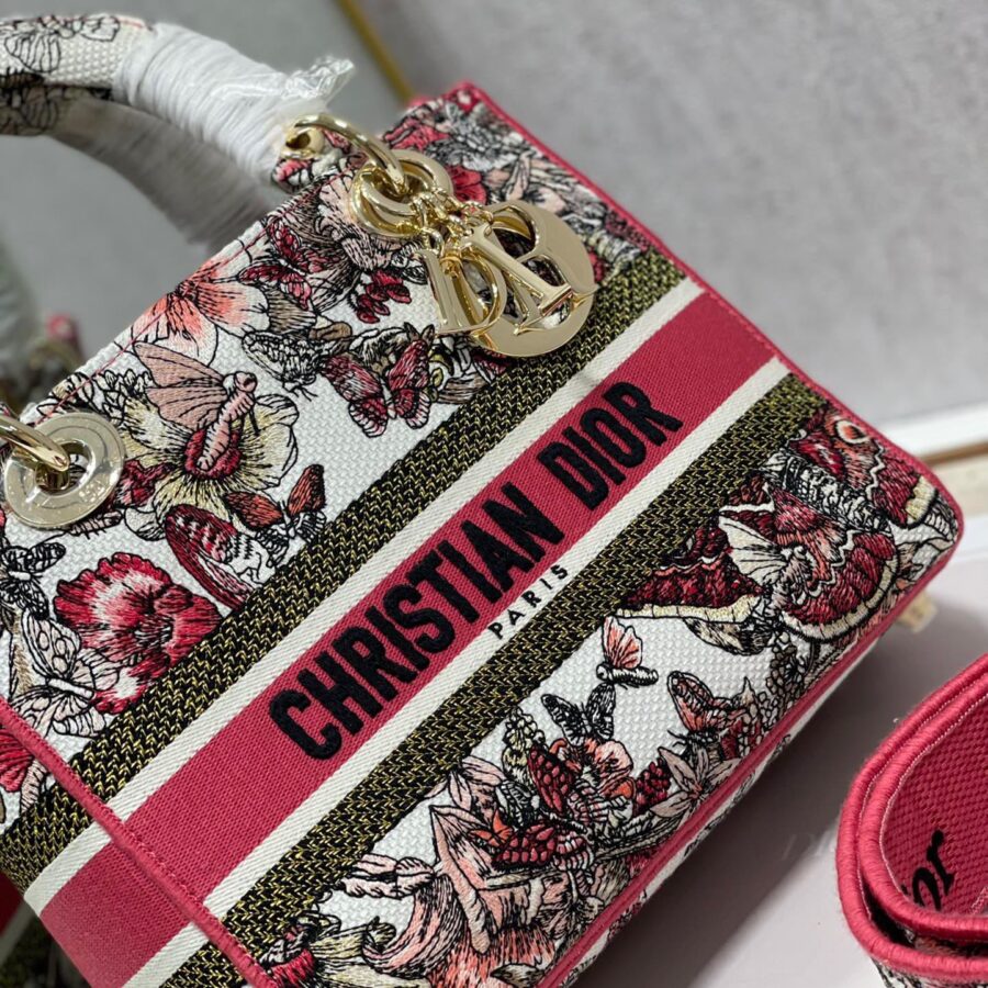 CD Colorful Butterfly 24 Lady Dior Bag Canvas 336709 | Studio Nafay