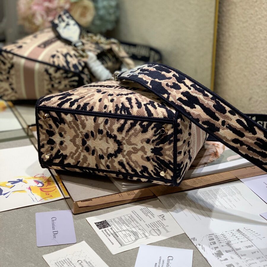 CD Fireworks Pink 24 Lady Dior Bag Canvas 336730 | Studio Nafay