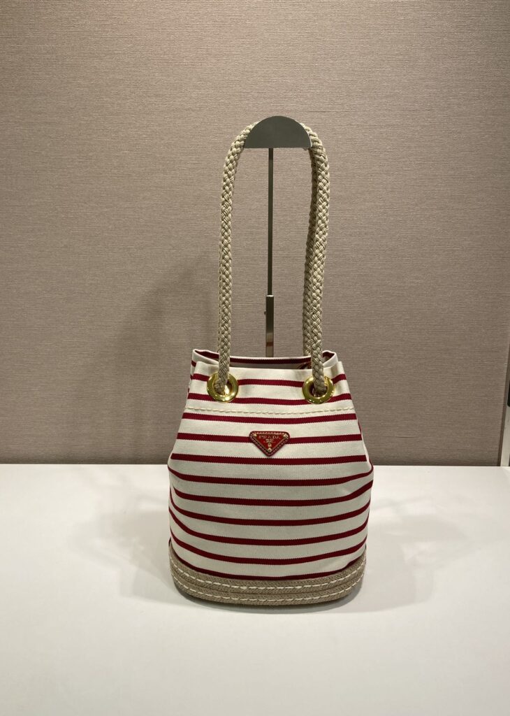 Prada Striped Bucket Bag Frabic - Product Image 2