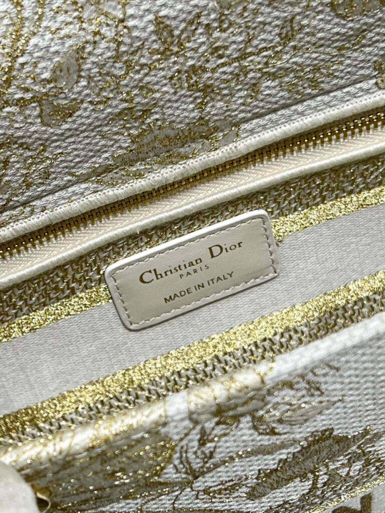 CD Golden Magpie 24 Lady Dior Bag Canvas 336736 - Product Image 2
