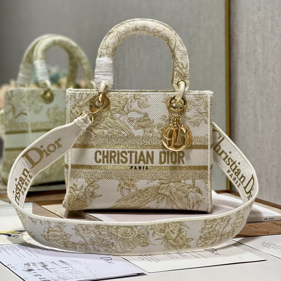 CD Golden Magpie 24 Lady Dior Bag Canvas 336736 | Studio Nafay