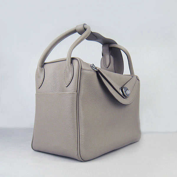 Luxury Hermes Lindy 34cm handbag 6208 grey