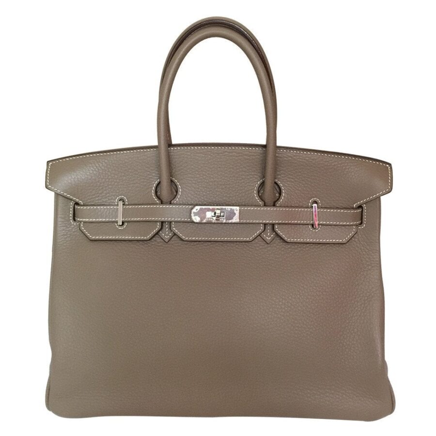 HermesEtoupe Birkin Bag 35cm PHW | Studio Nafay