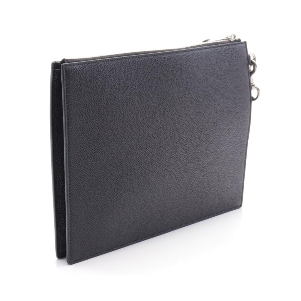 Gucci GG Supreme Leather PVC Clutch Bag Black - Product Image 2