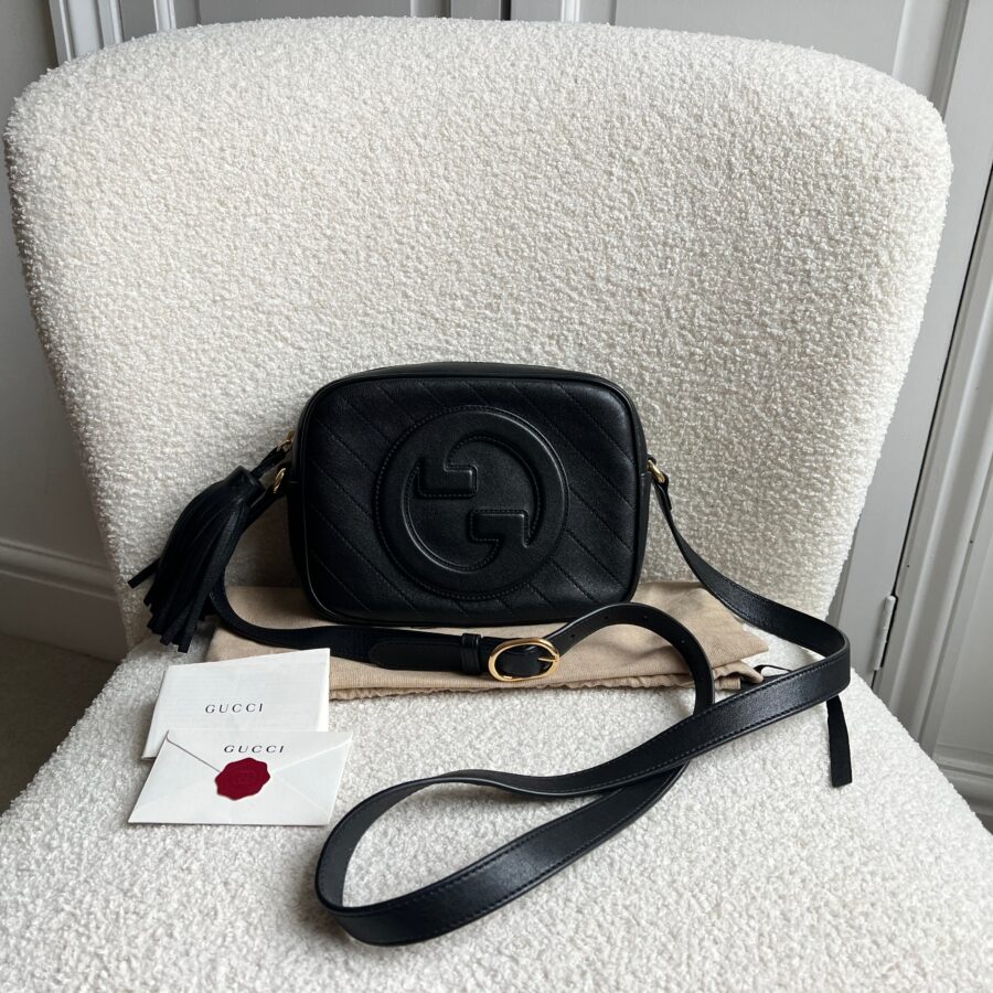 Gucci Black Small Blondie Shoulder Bag (RRP £1380) | Studio Nafay