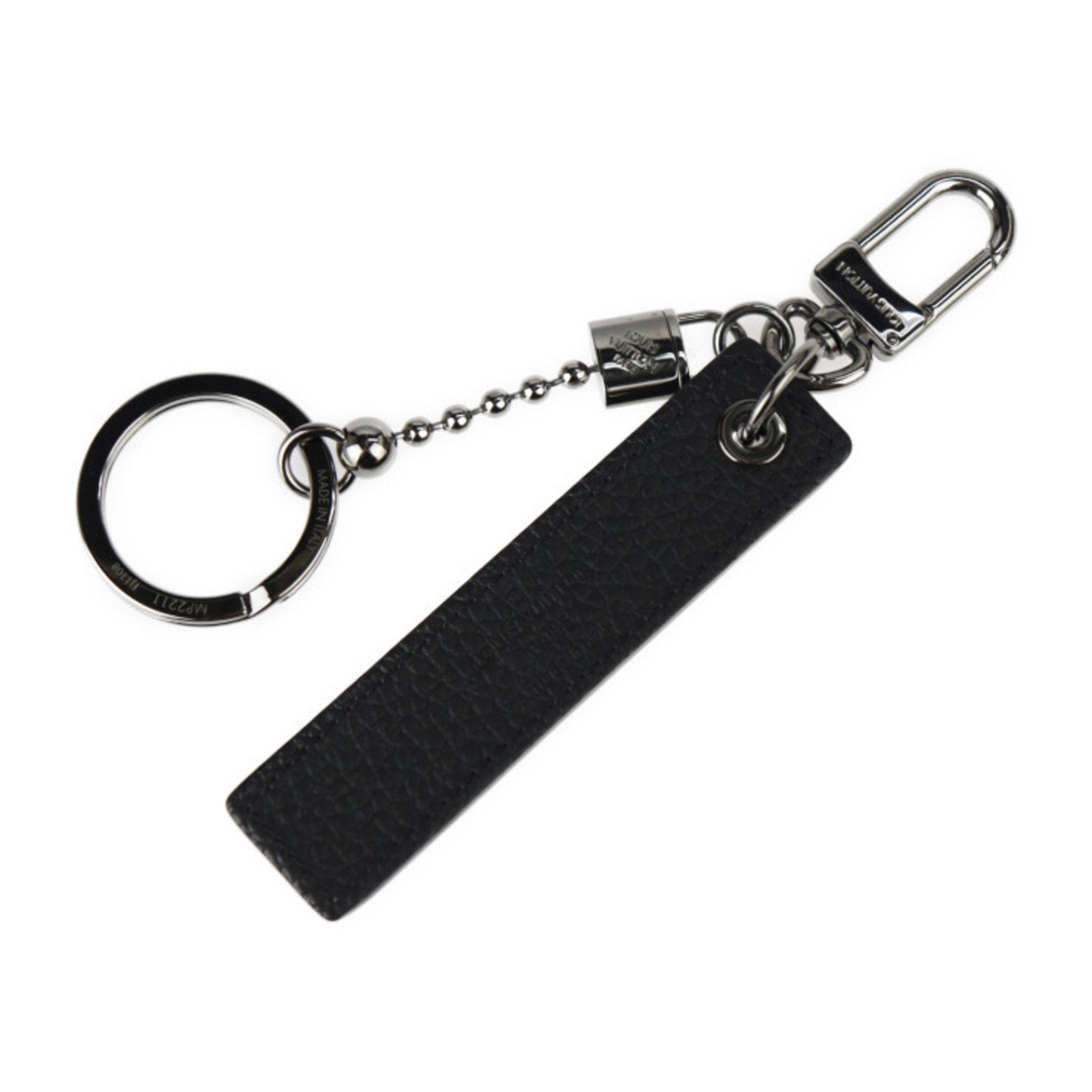 Louis Vuitton yellow Leather Keyring