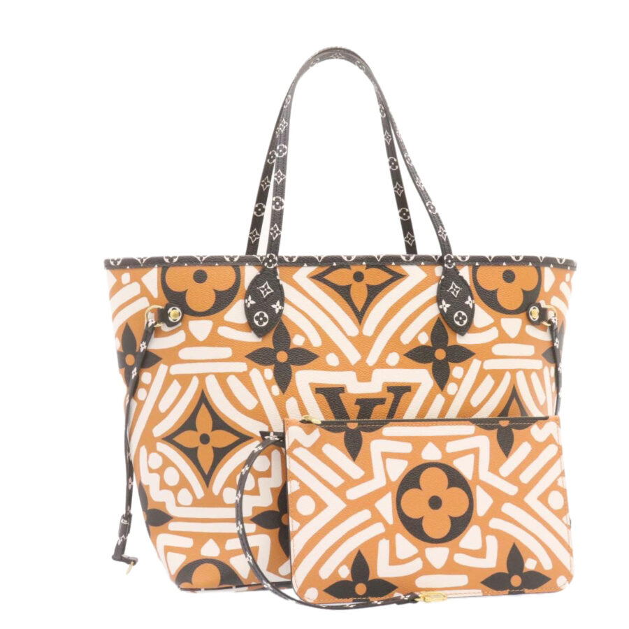 LOUIS VUITTON Monogram Giant Neverfull MM Tote Bag Caramel LV 25725A | Studio Nafay
