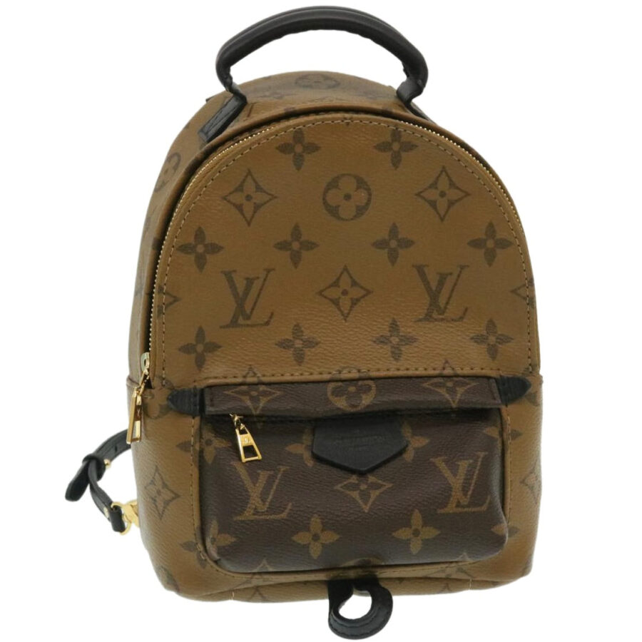 LOUIS VUITTON Monogram Reverse Palm Springs Mini Backpack LV 25969A | Studio Nafay