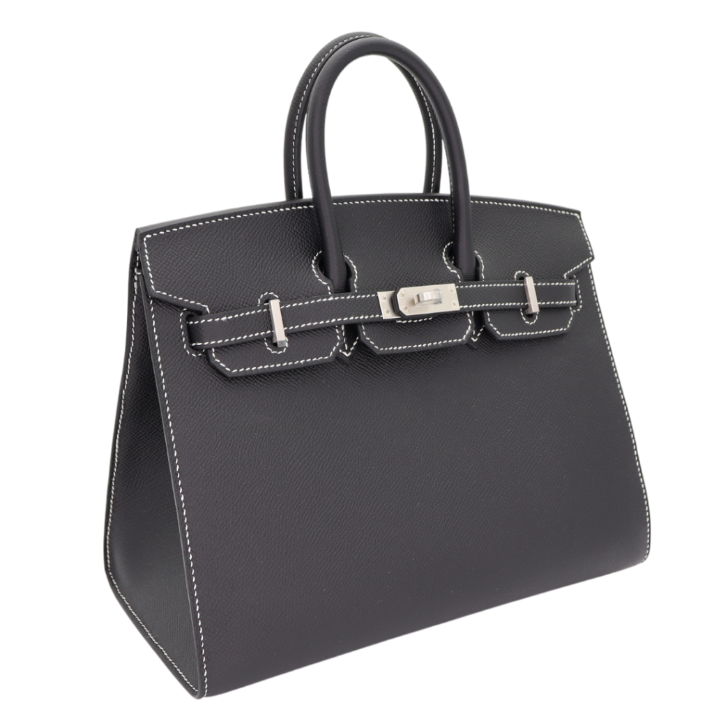 Hermes25cm Birkin Sellier HSS Black Epsom leather Brushed Palladium Hardware - Product Image 2
