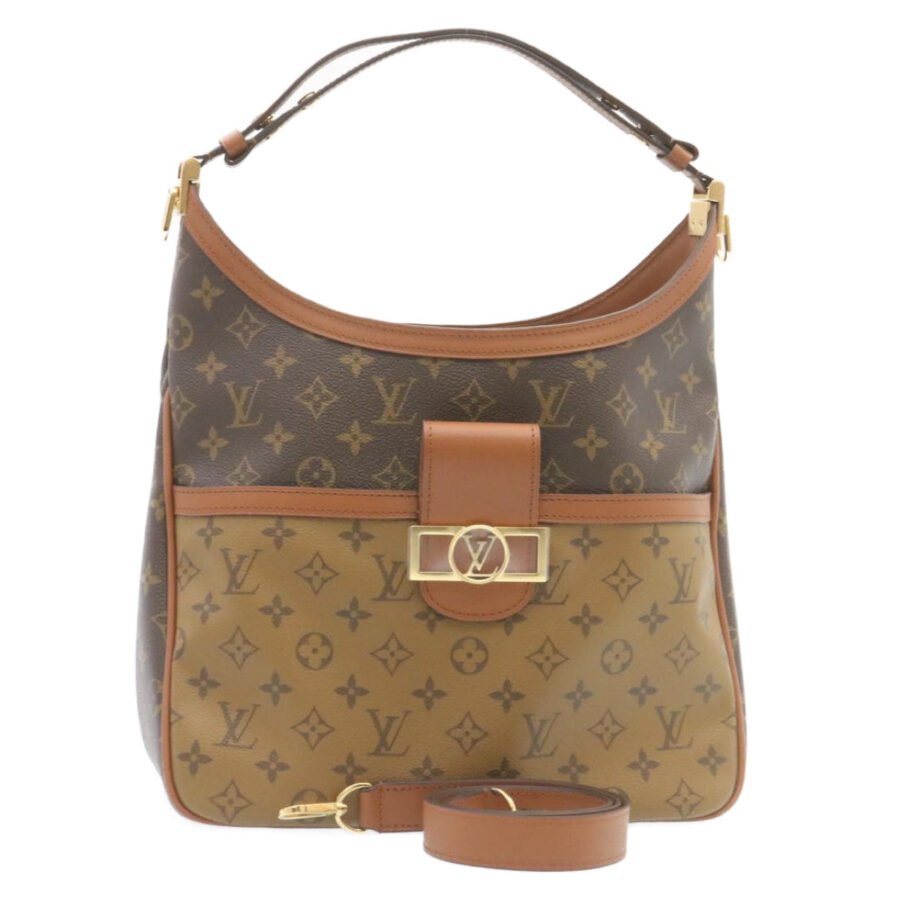 LOUIS VUITTON Monogram reverse Hobo Dauphine PM Shoulder Bag Auth 27624A | Studio Nafay