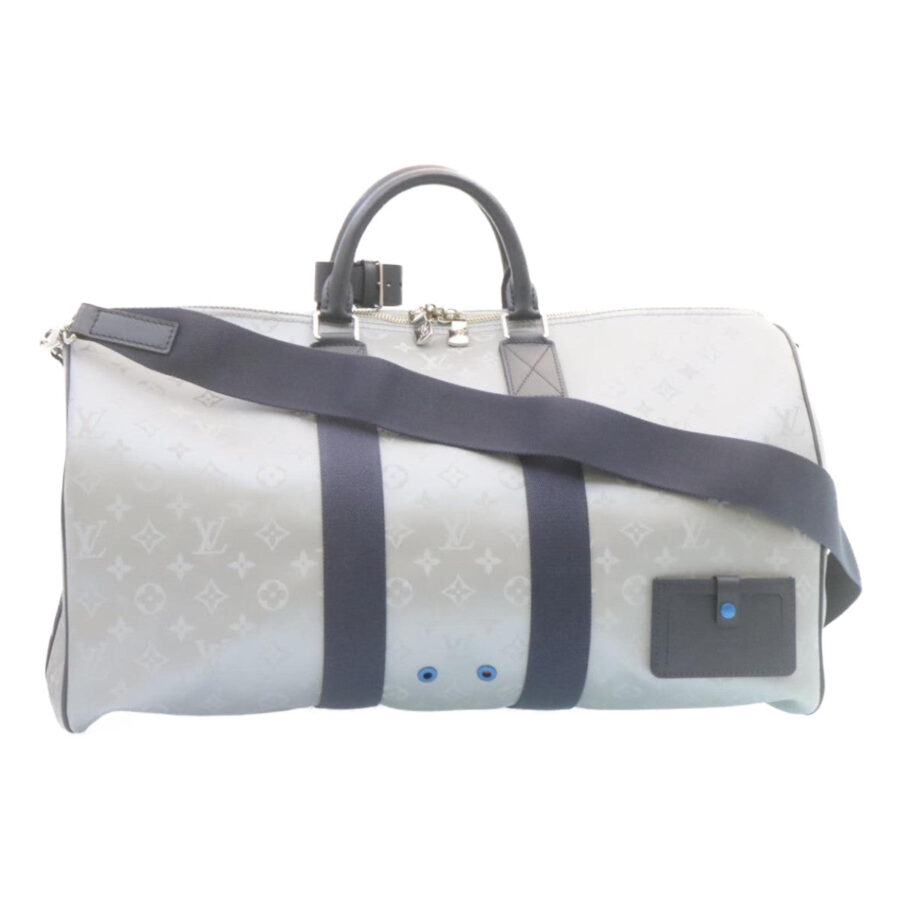 LOUIS VUITTON Monogram Satellite Keepall Bandouliere 50 LV 28677A | Studio Nafay