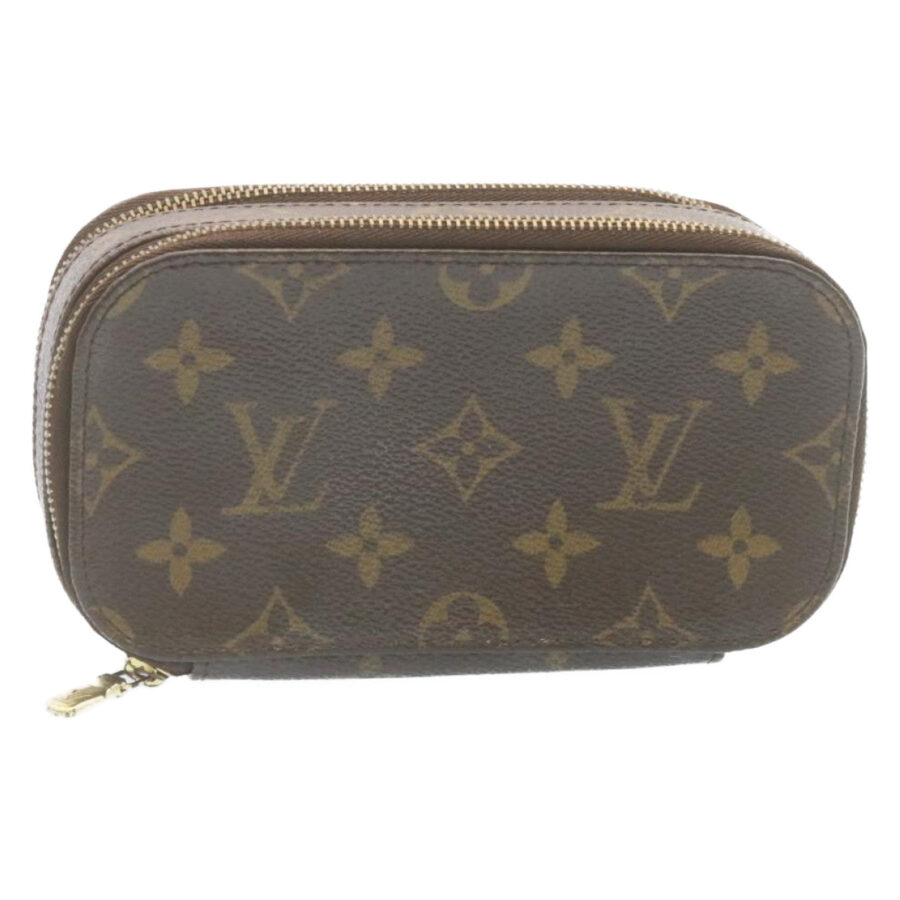 LOUIS VUITTON Monogram Trousse Brush PM Cosmetic Pouch LV Auth 28897 | Studio Nafay