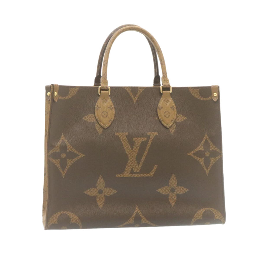 LOUIS VUITTON Monogram Reverse Giant On The Go MM Tote Bag LV 29088A | Studio Nafay