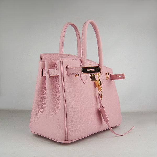 Hermes Birkin 30cm Togo Leather Handbags Pink Golden | Studio Nafay