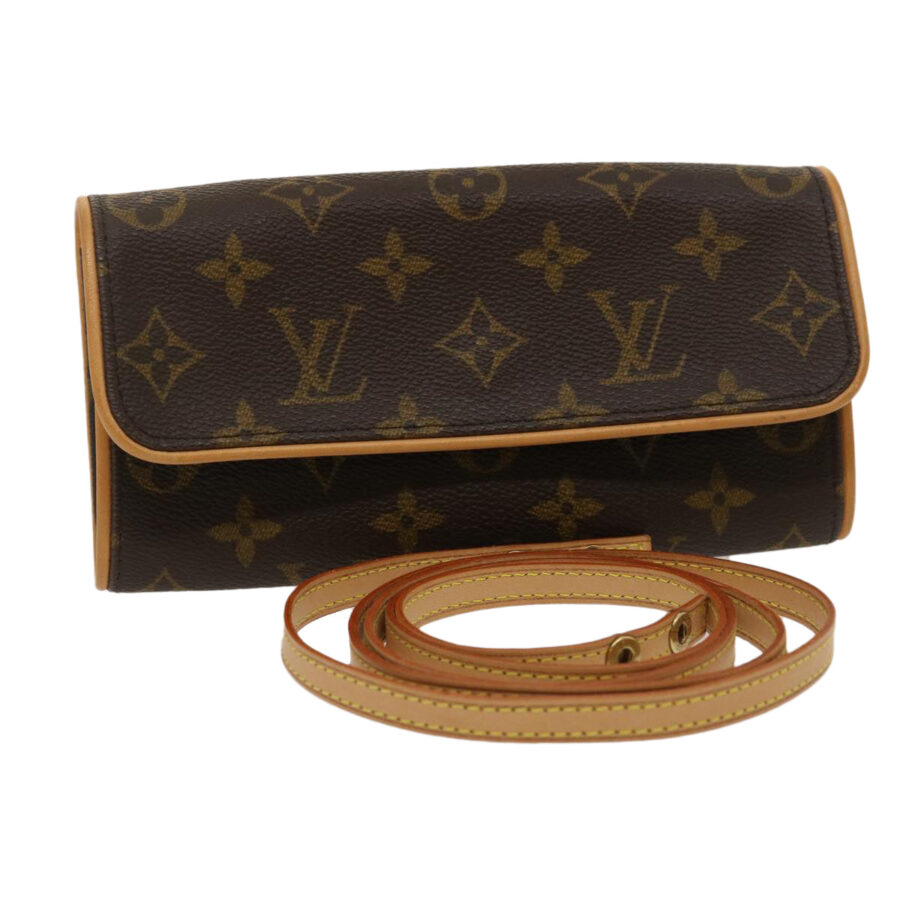 LOUIS VUITTON Monogram Pochette Twin PM Shoulder Bag LV Auth 29613A | Studio Nafay