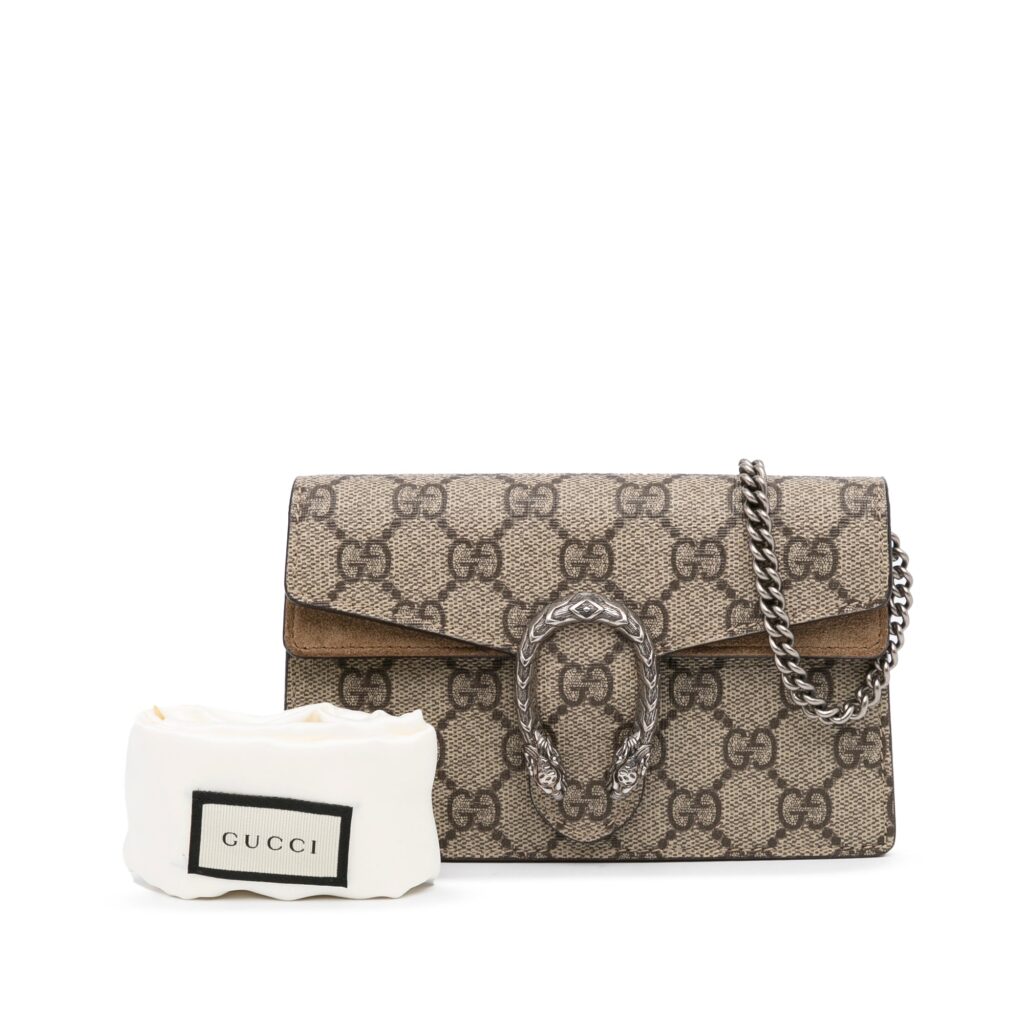 Gucci Dionysus Super Mini Brown GG Supreme Canvas Silver - Product Image 2