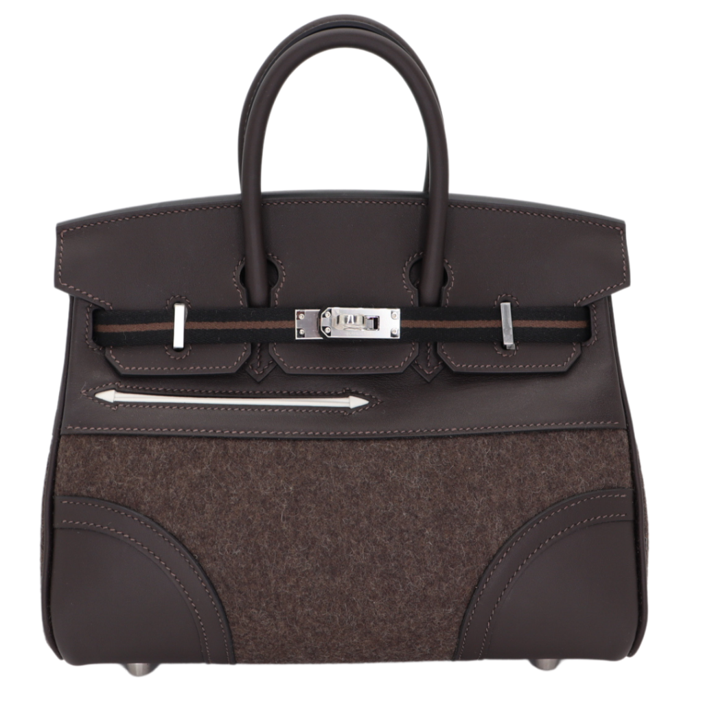 Hermes25cm Birkin Go Team Ebene Swift/ Feutre Palladium Hardware - Product Image 2